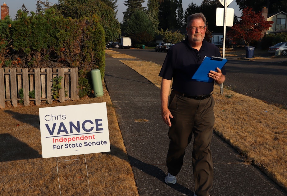 Photo of independent challenger for state Senate Chris Vance