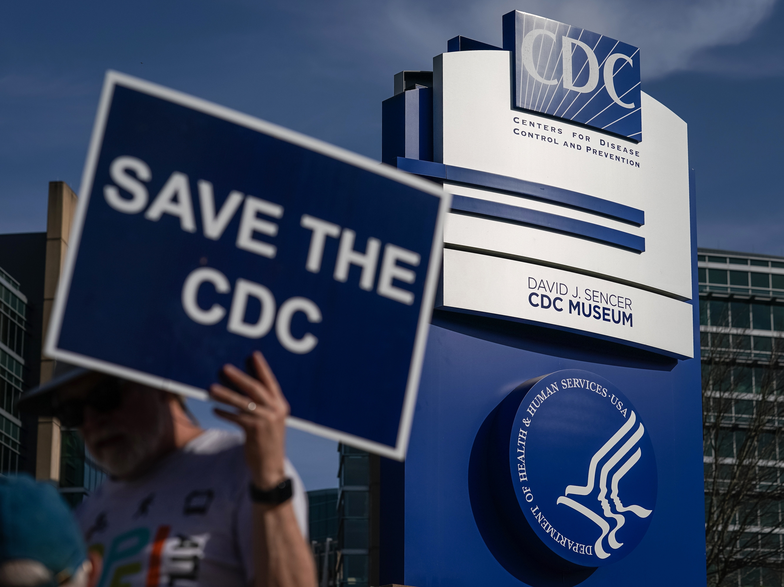 caption: The CDC's Division of Viral Hepatitis was shuttered amid federal layoffs in April.
