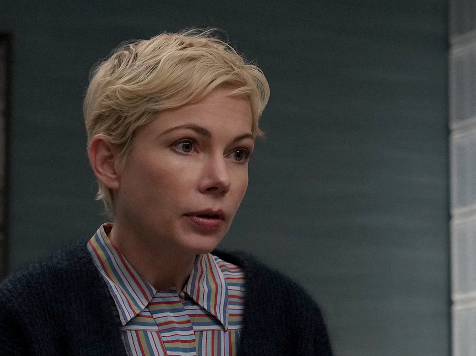 caption: Michelle Williams plays Molly, a woman with terminal cancer, in the new series <em>Dying for Sex.</em>