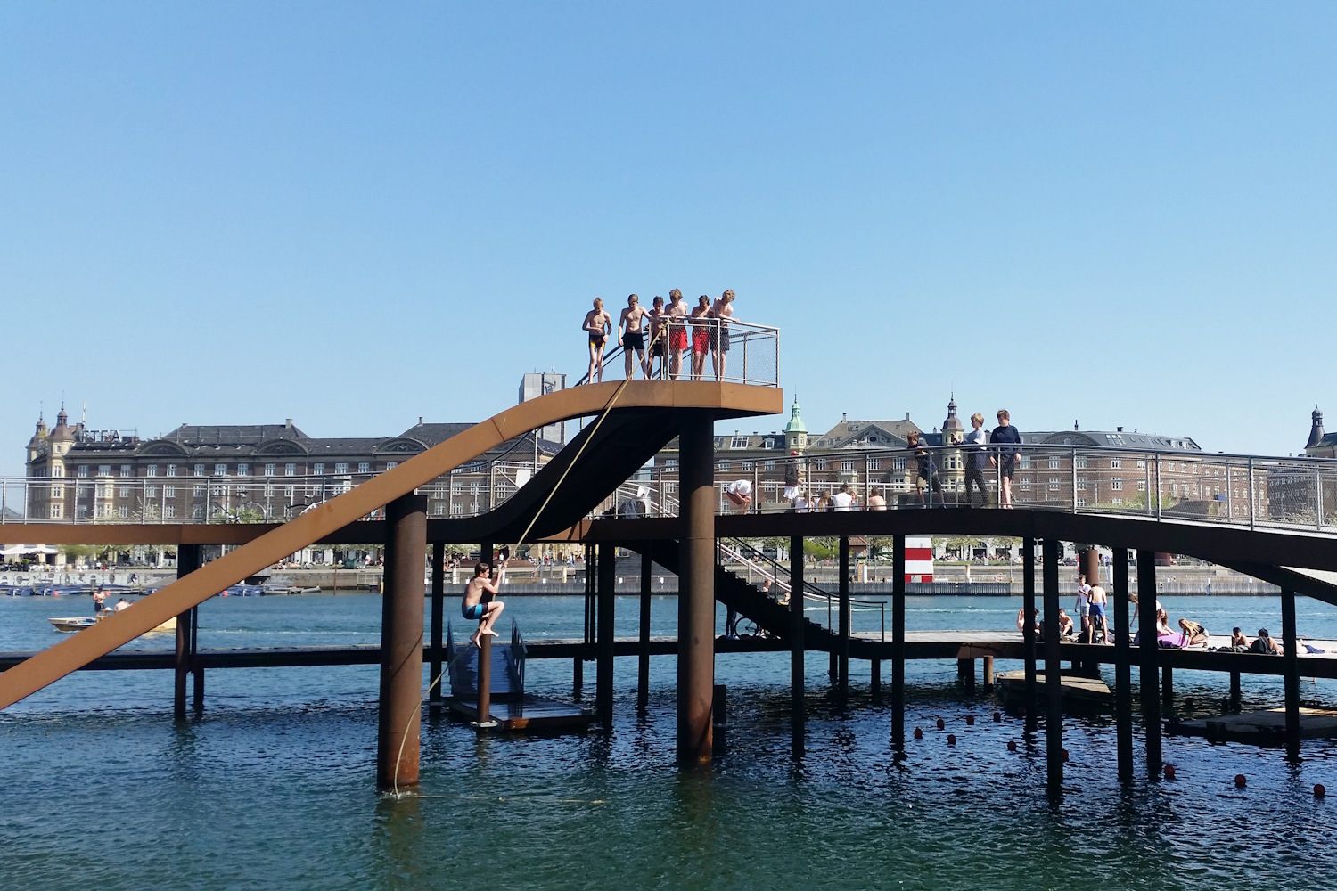 caption: Economic growth in the Oresund region (Copenhagen and Malmö) helped pay for projects like the cleanup of a once polluted harbor.