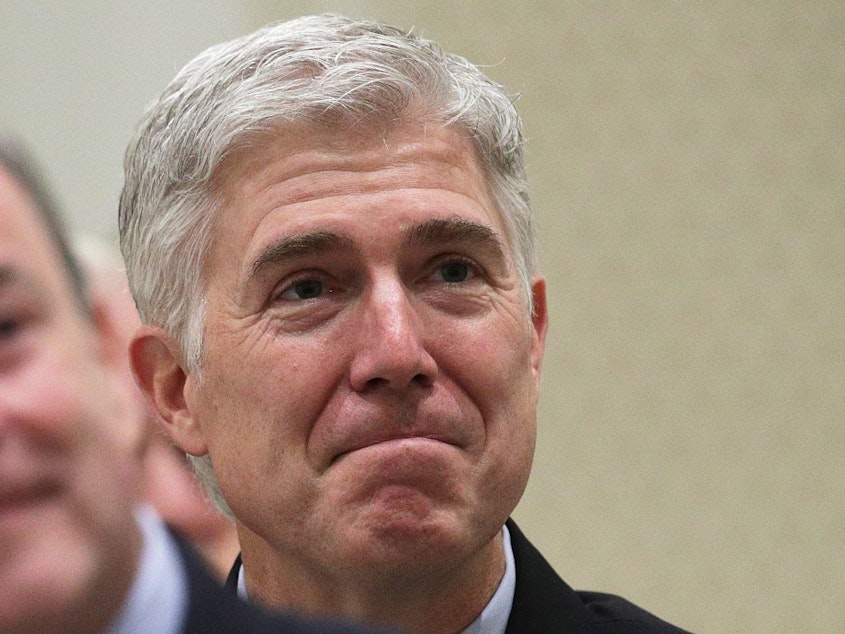 caption: Supreme Court Justice Neal Gorsuch has proven to be a deciding vote on Native American rights repeatedly now.