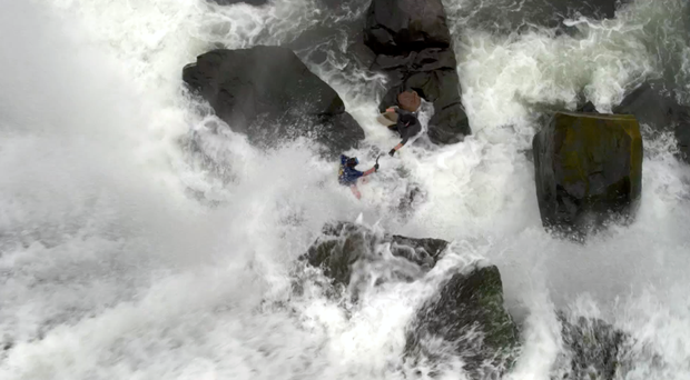 caption: <p>Harvesting lamprey at the base of Willamette Falls.</p>