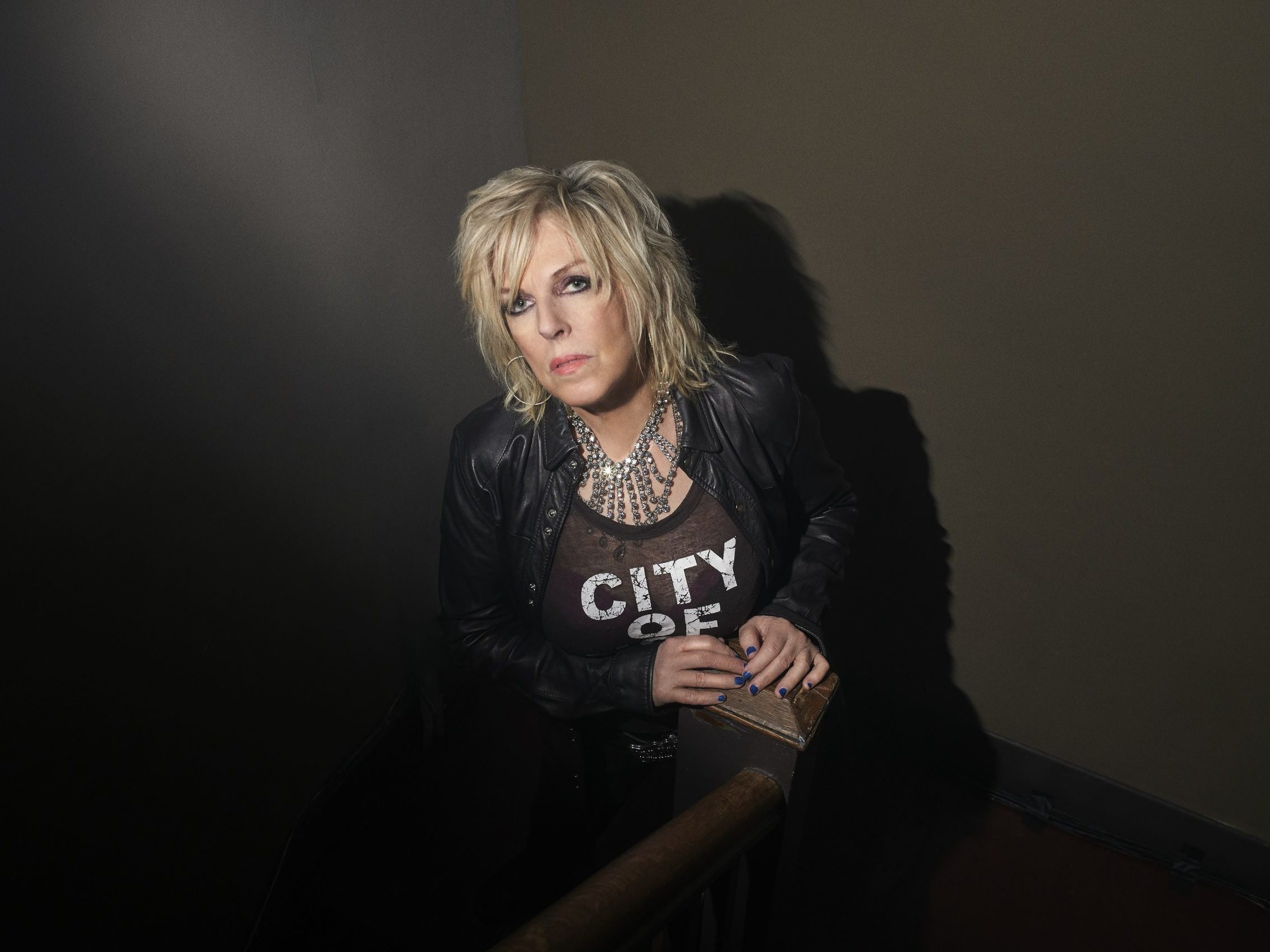 caption: Lucinda Williams sees her new album <em>Good Souls, Better Angels</em> as part of a long line of political country music. "Go back and listen to Woody Guthrie. It is my job, as far as I'm concerned," she says.