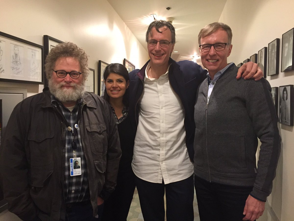 caption: L-R: Knute Berger, Natalie Brand, Bill Radke, Rob McKenna