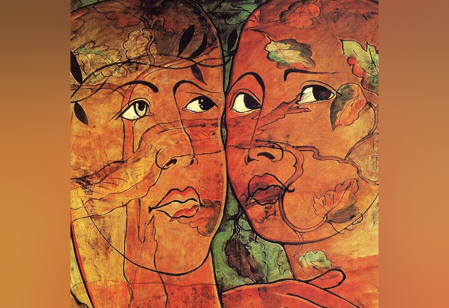 caption: Cover art from 'Two-Countries: U.S. Daughters and Sons of Immigrant Parents'