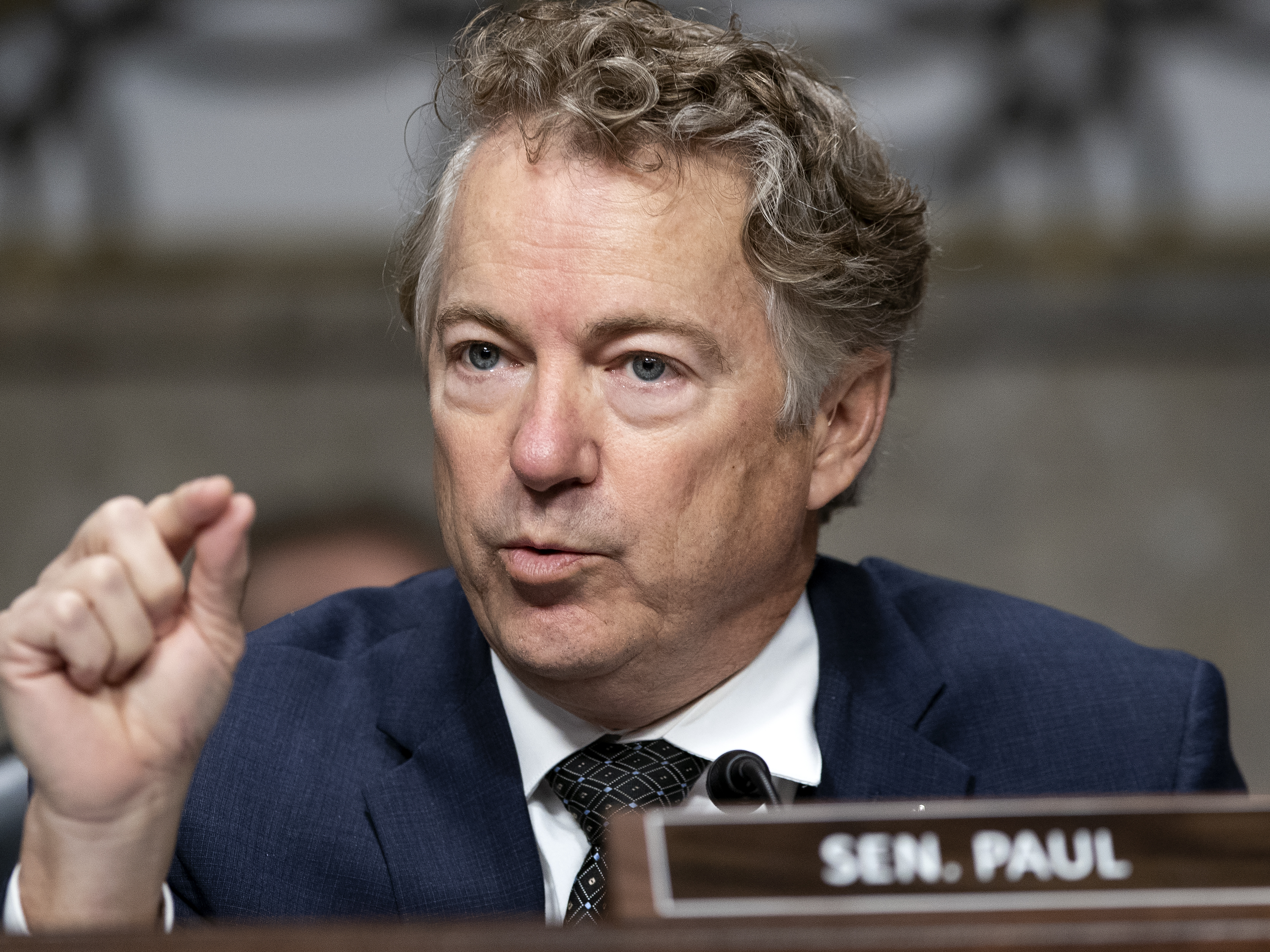 caption: Sen. Rand Paul, R-Ky., is calling for the repeal of the Espionage Act.