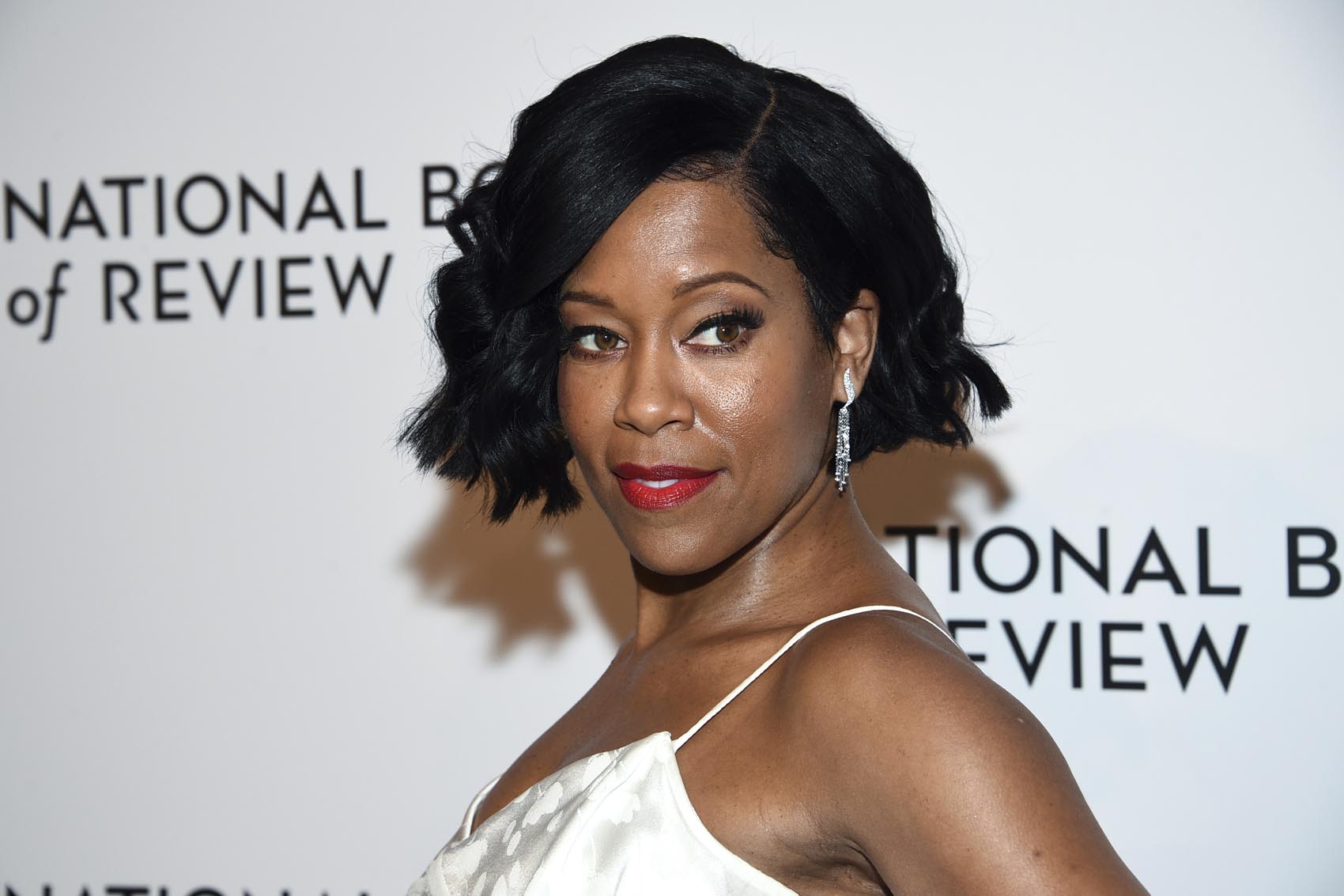 caption: Actress Regina King attends the National Board of Review awards gala at Cipriani 42nd Street on Tuesday, Jan. 8, 2019, in New York. (Evan Agostini/Invision/AP)