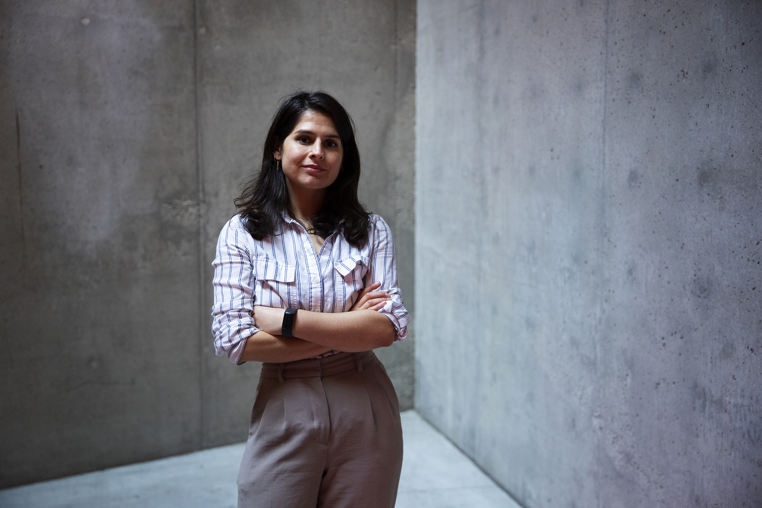 caption: Seattle city councilmember Alexis Mercedes Rinck is portrayed on Thursday, November 21, 2024, at Seattle City Hall. 