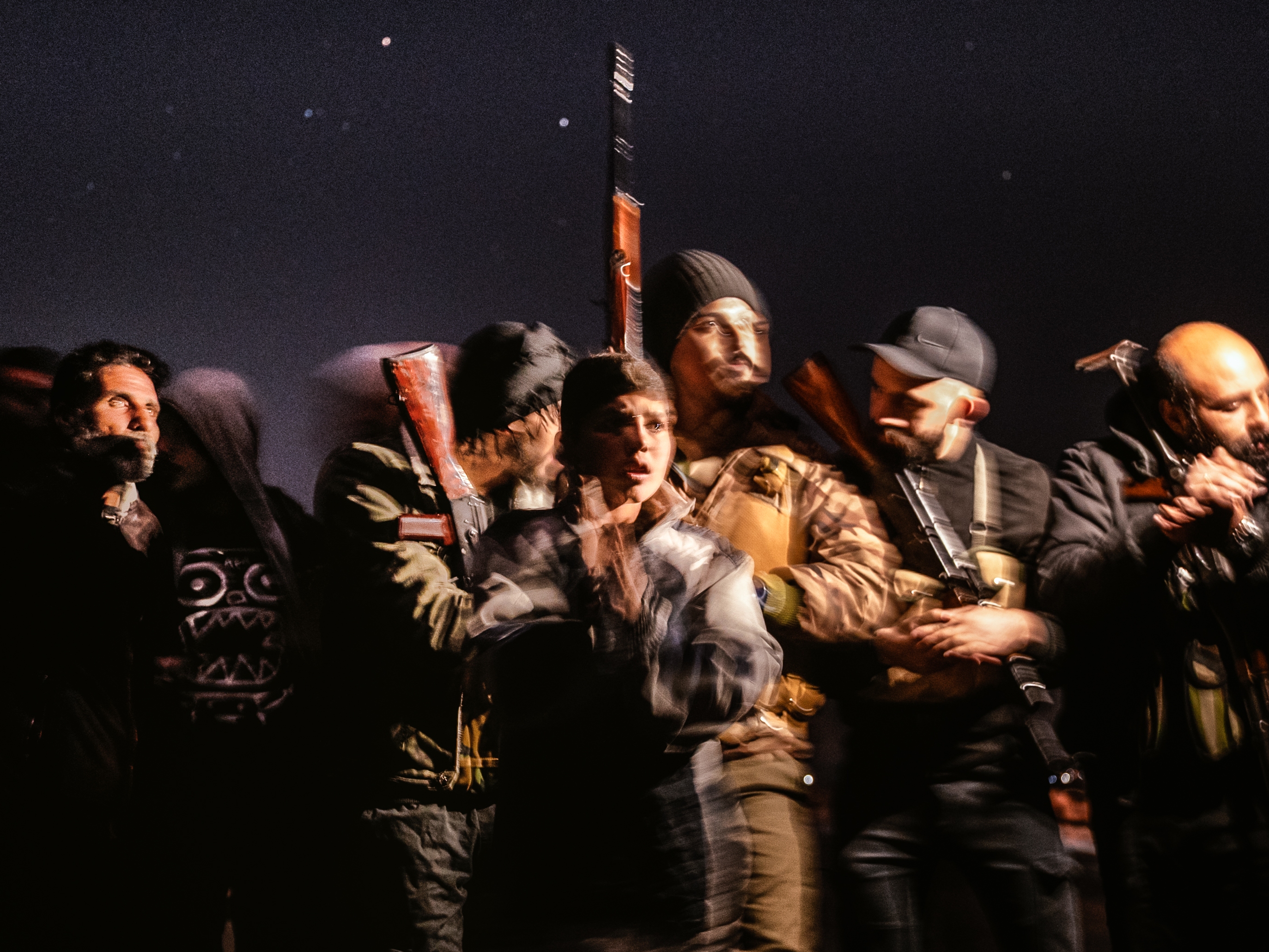 caption: Three days after the killings in Latakia, as soon as a curfew was lifted, Druse leaders evacuated every student studying in universities on the coast – more than 1,200 of them. They arrived late into the night on the 10th March 2025 and were greeted by the Druze Military Council at border checkpoints.