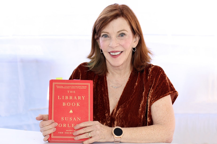 caption: Susan Orlean at the 2018 Texas Book Festival in Austin, Texas in 2018.