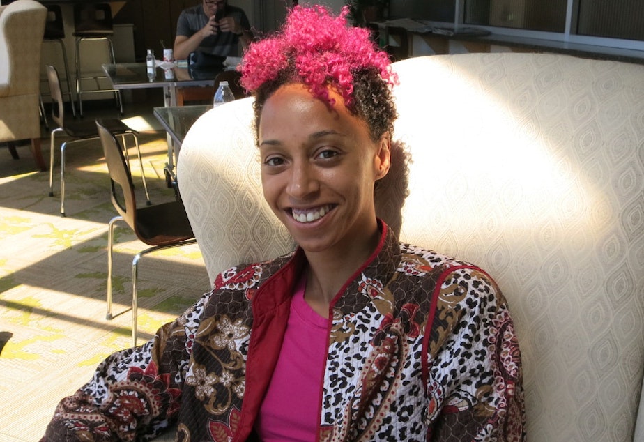 caption: Natasha Marin is the creator of the Reparations project.