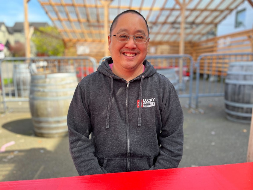 caption: Raymond Kwan is co-founder of Lucky Envelope Brewing.