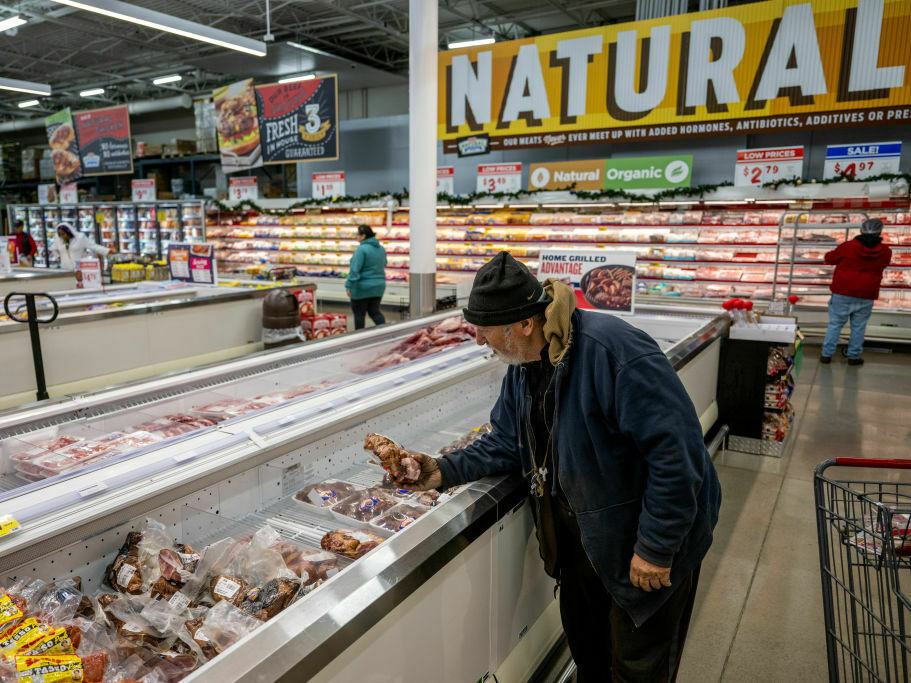 caption: High inflation has been particularly tough for people who rely on Social Security for their income.