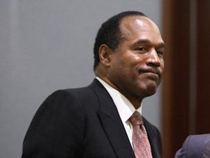 caption: O.J. Simpson, pictured in September 2008 in Las Vegas, died Wednesday according to a family statement.
