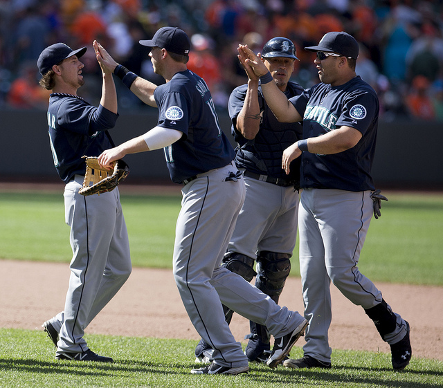 caption: The Seattle Mariners kick off their season against the Los Angeles Angels of Anaheim on March 31.