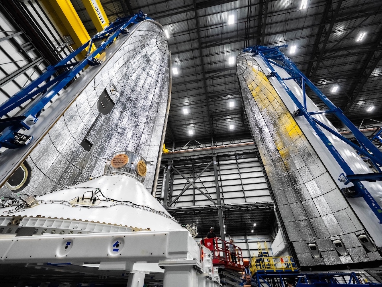 caption: Blue Origin's reusable New Glenn rocket is almost ready to head into space, having successfully completed a pivotal test on Dec. 27.