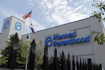 caption: A Planned Parenthood clinic in St. Louis is shown in June. The clinic has all-but ceased providing abortions after Missouri tightened restrictions.
