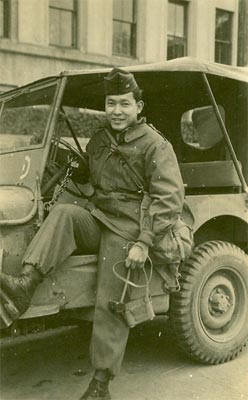 caption: Sam Matsui was a member of the U.S. Army Counter Intelligence Corps. Matsui served in an all-Japanese Army combat team during World War II. Prior to that, Matsui and his family were forced to leave their home in Skykomish, Washington. They were interned at Tule Lake, California.