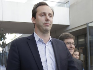 caption: Former Google engineer Anthony Levandowski, was charged Tuesday with stealing closely guarded secrets before he signed on with Uber, which was scrambling to catch up in the high-stakes race to build robotic vehicles.