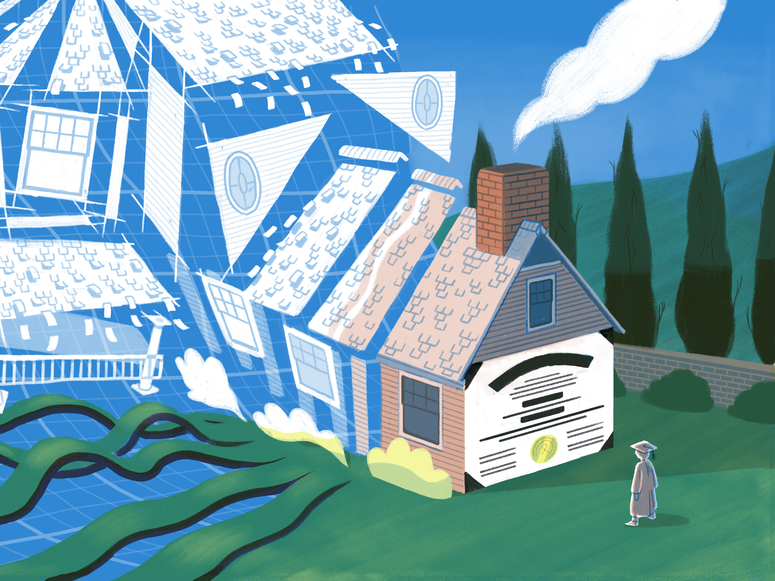 A college degree can be the foundation for moving up in social class.