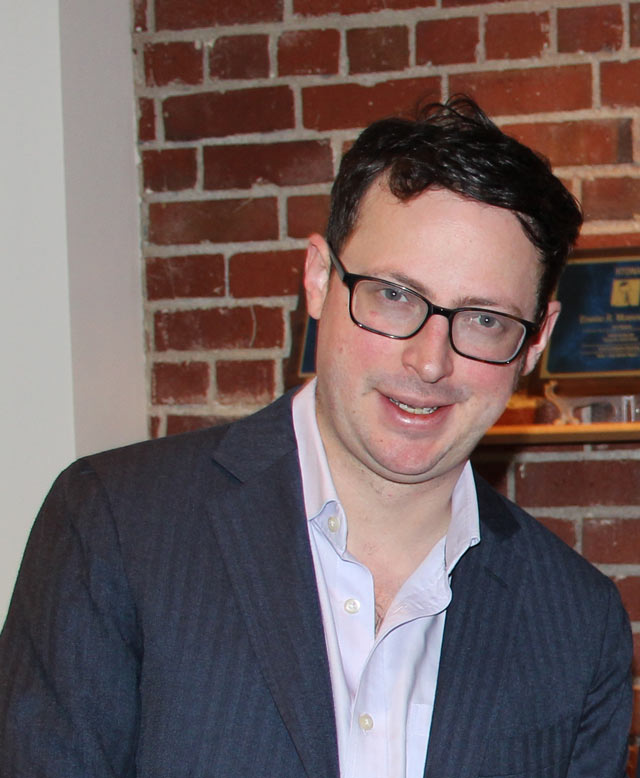 caption: Nate Silver in KUOW's green room.