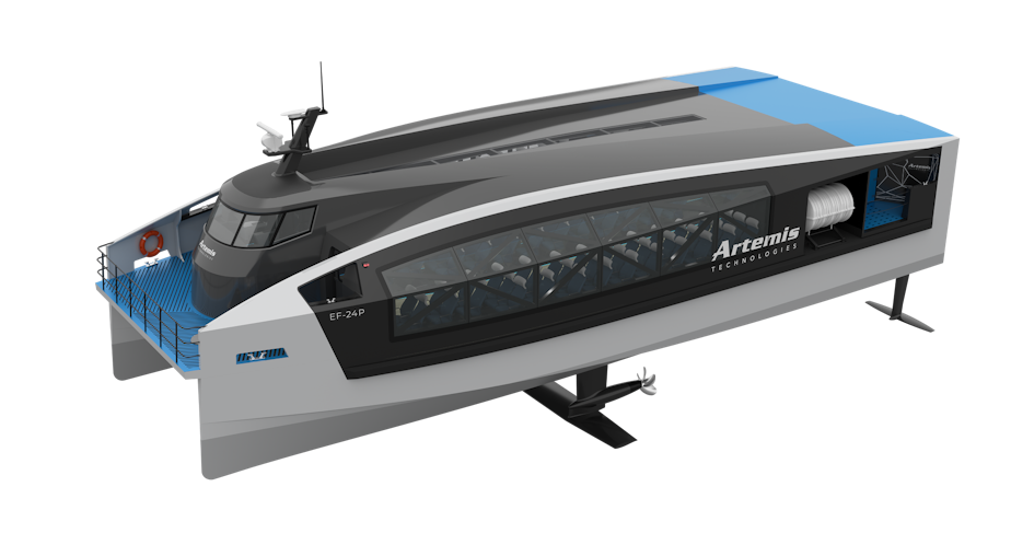 caption: The Artemis EF-24 holds up to 150 passengers