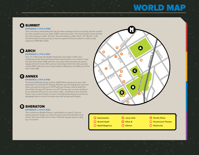 PAX West 2023 World Map