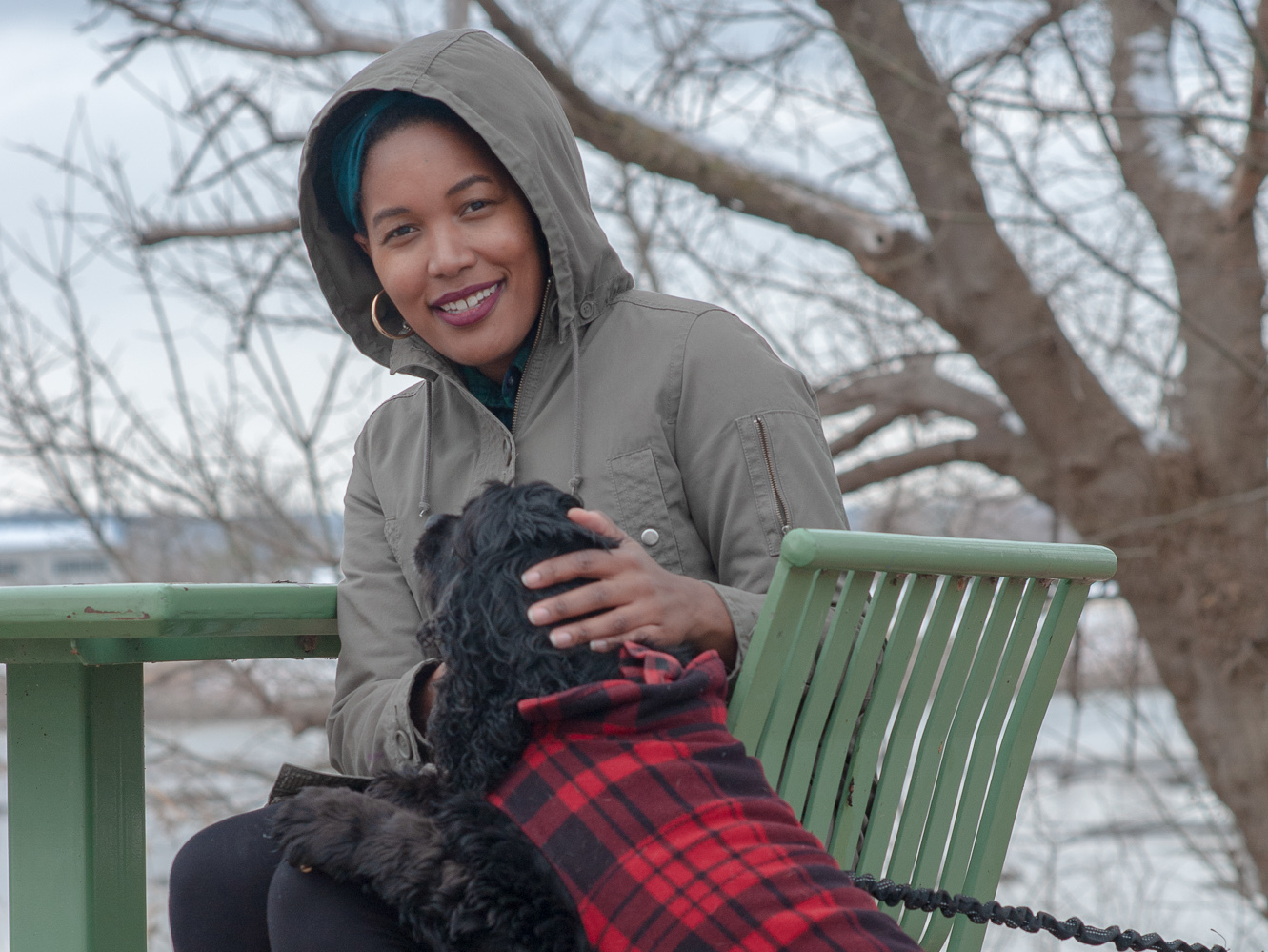 caption: Jaleesa Garland, a newcomer to Tulsa, Okla., after being accepted into the Tulsa Remote program.