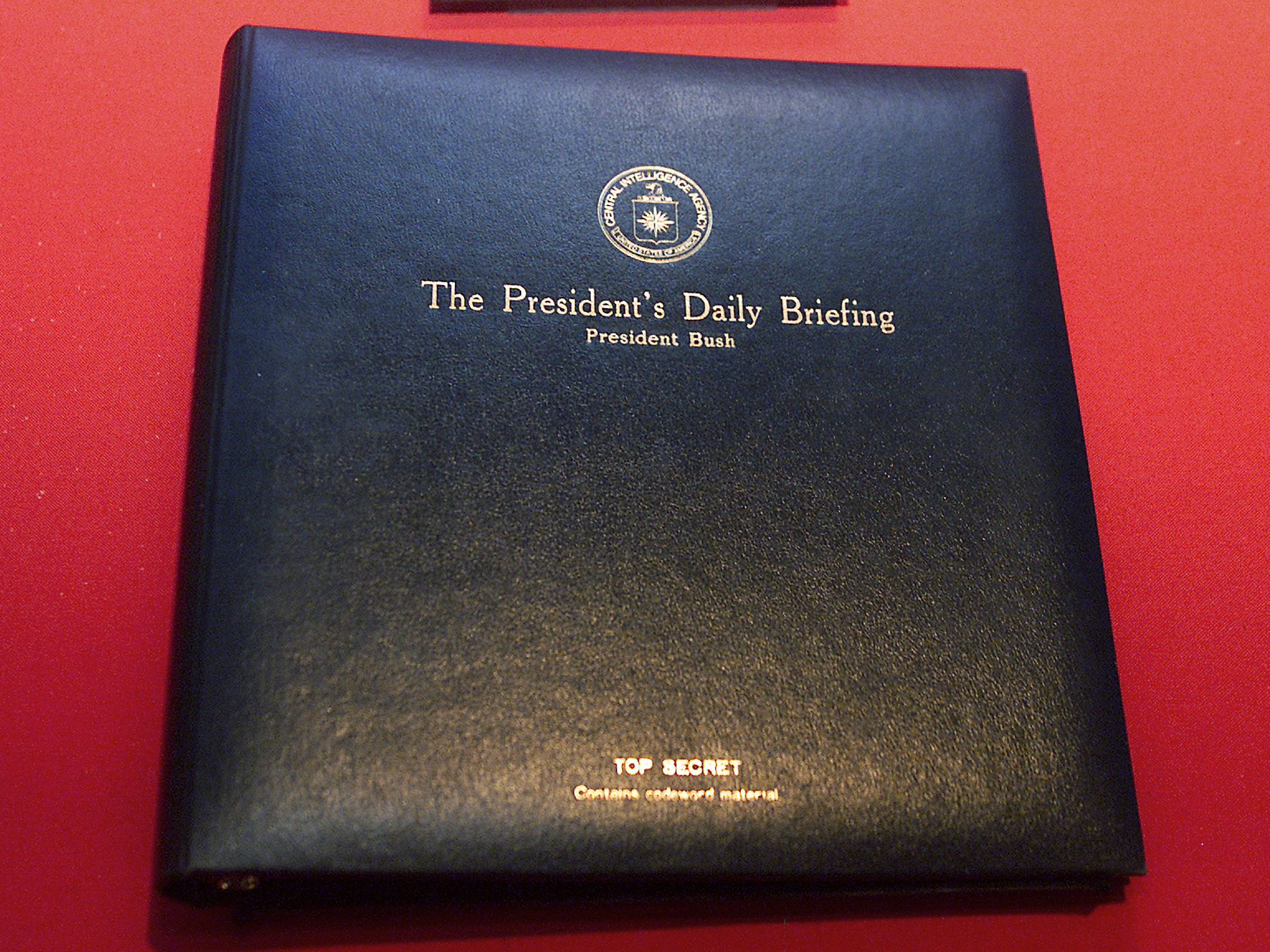 caption: The President's Daily Briefing is the top-secret intelligence report presented to the president every weekday. By tradition, the briefing is also offered to presidents-elect, though officials say this hasn't happened yet with Joe Biden.