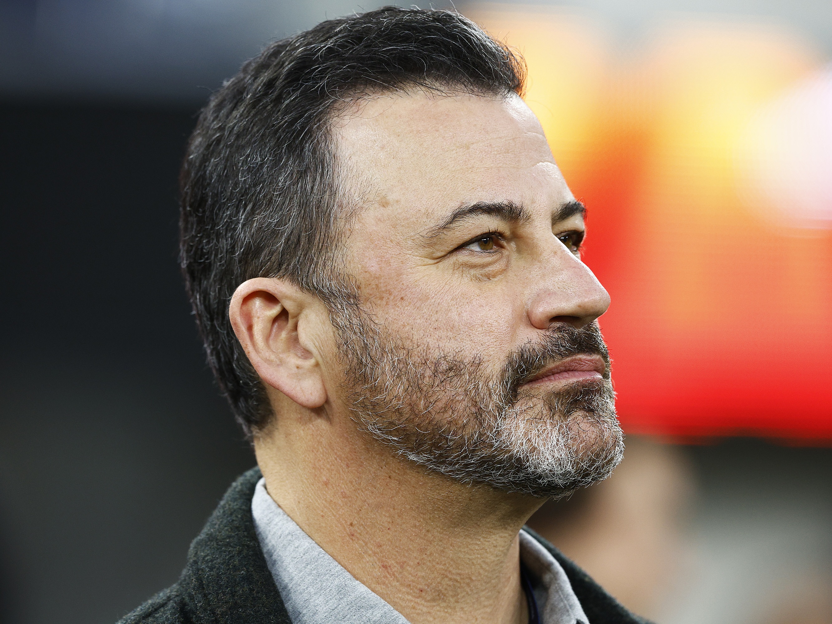 caption: Jimmy Kimmel in 2021.