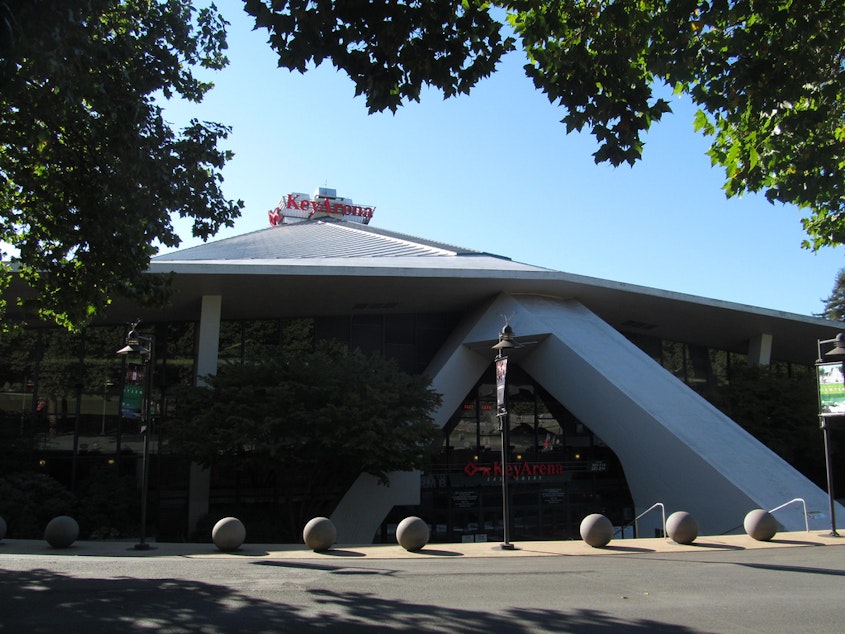 caption: Key Arena in Seattle Center.
