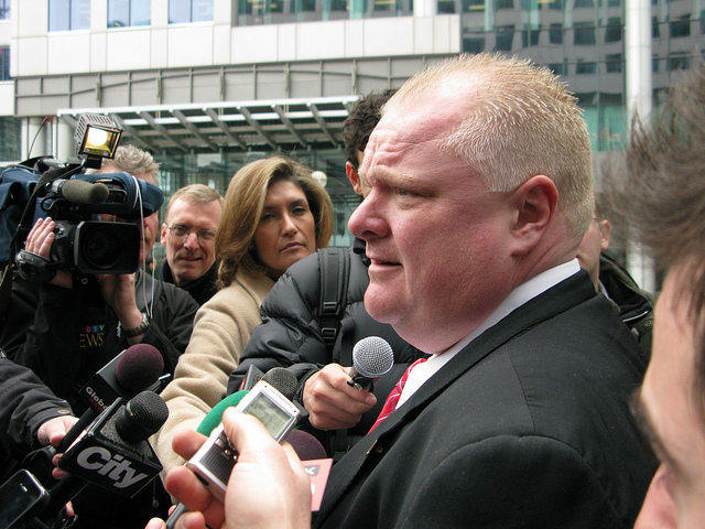 caption: Toronto Mayor Rob Ford.