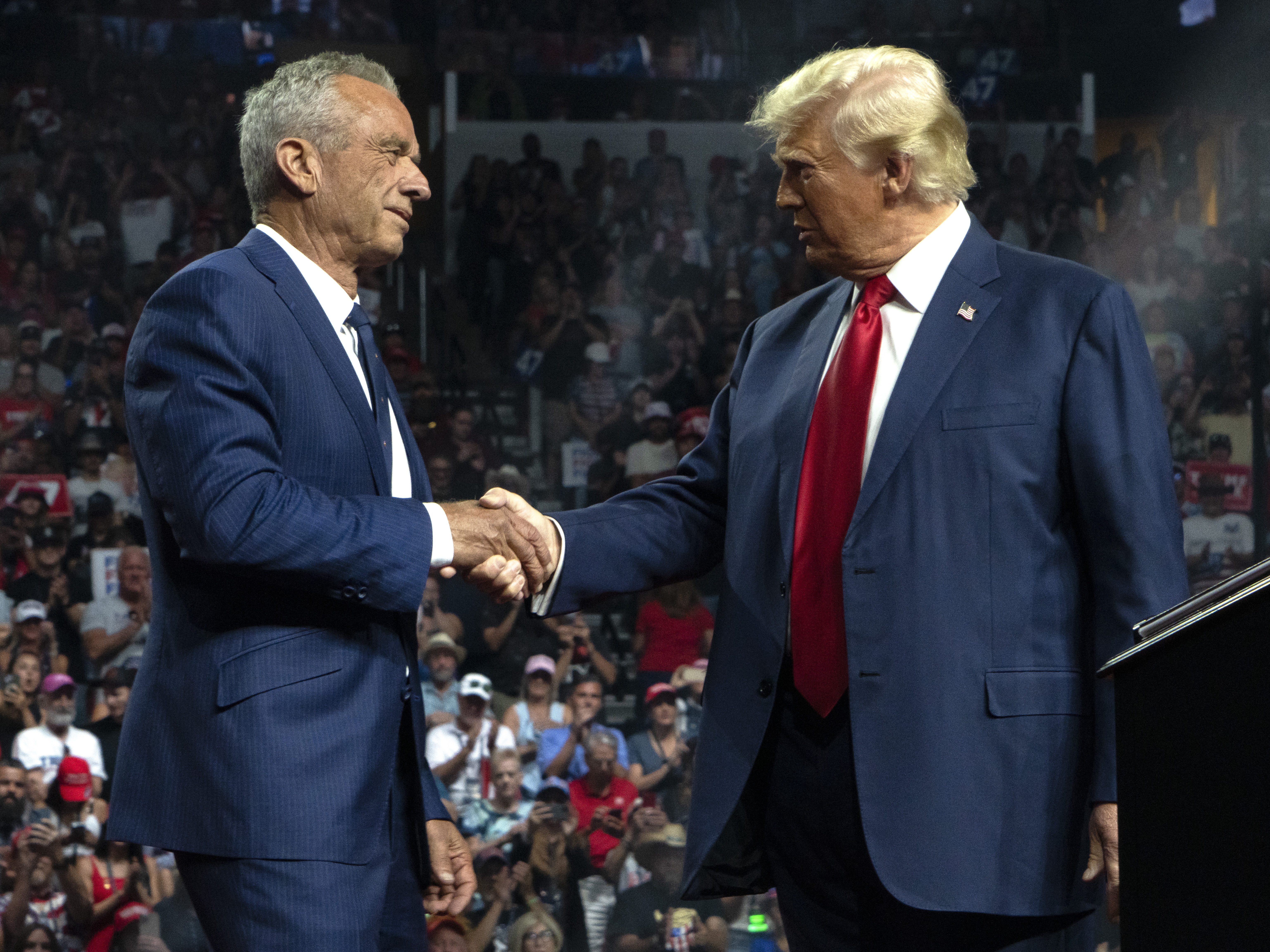 caption: President-elect Donald Trump wants Robert F. Kennedy Jr. to play a major role in U.S. food policy as head of the Department of Health and Human Services. Some farmers and agriculture experts worry that Kennedy will push unscientific and unproven ideas.