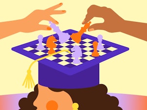 Student loan relief is stuck in a game of chess.