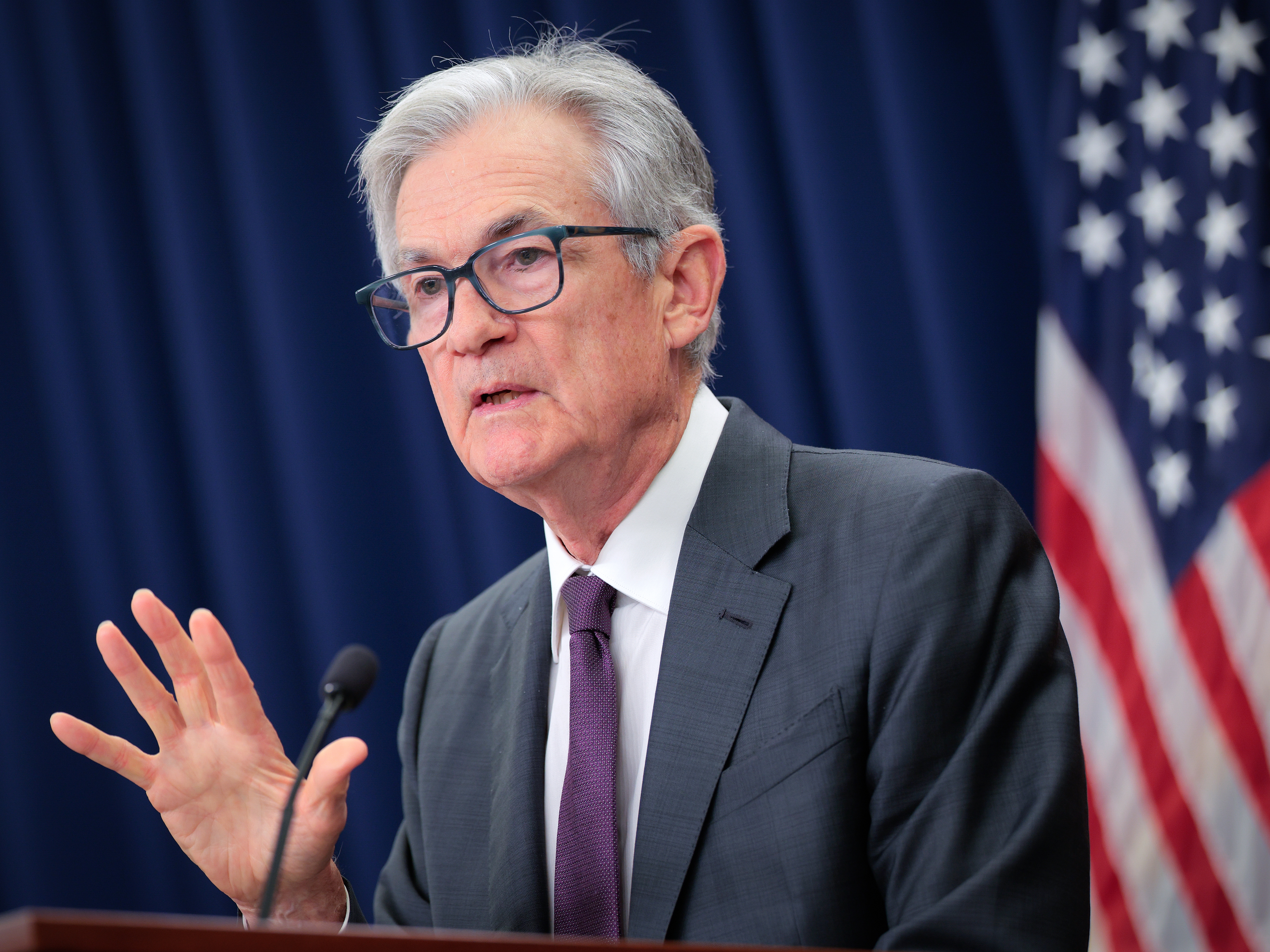 caption: Federal Reserve Chair Jerome Powell and his colleagues are expected to cut their benchmark interest rate by a quarter point Wednesday in an effort to prop up the sagging job market.