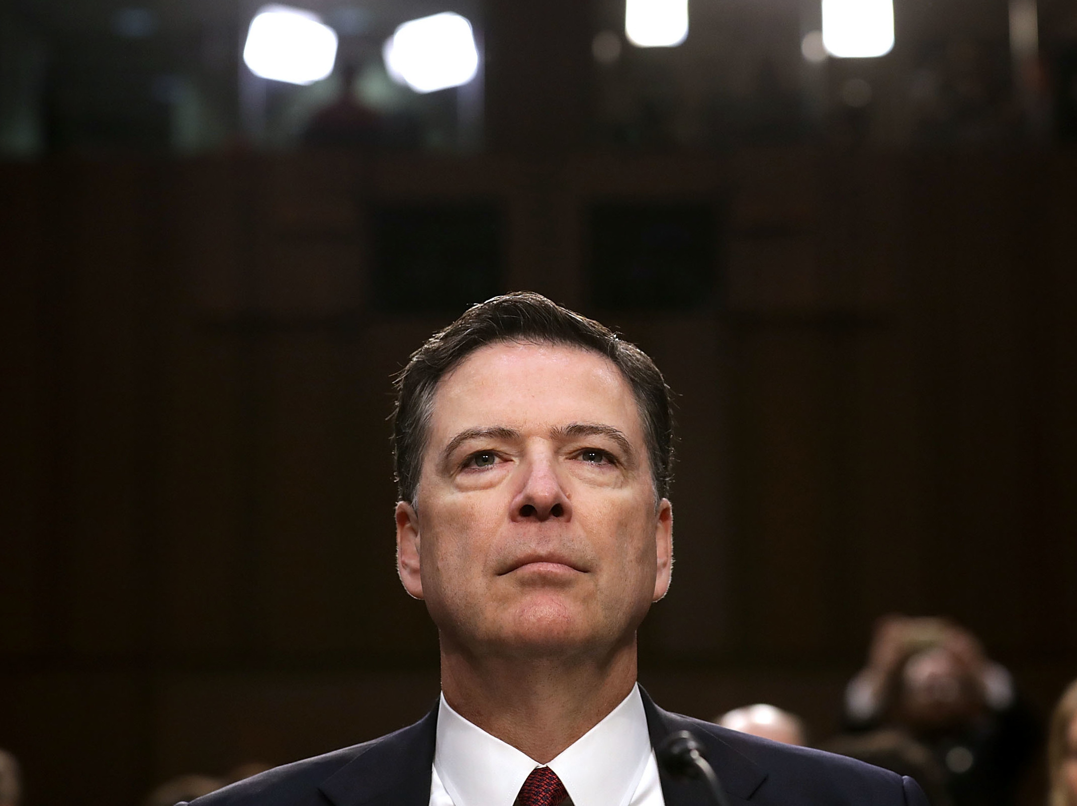 caption: Former FBI Director James Comey, pictured in 2017, tells NPR he was "sickened" by the attack on the Capitol.