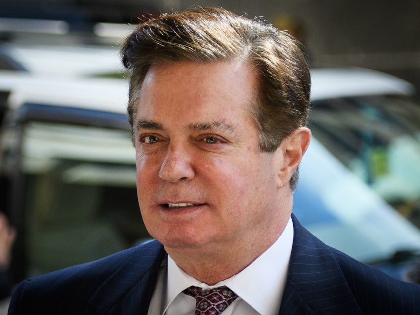 caption: Paul Manafort arrives for a hearing at U.S. District Court on June 15, 2018, in Washington, D.C. A judge said Wednesday he intentionally lied to the special counsel's office.