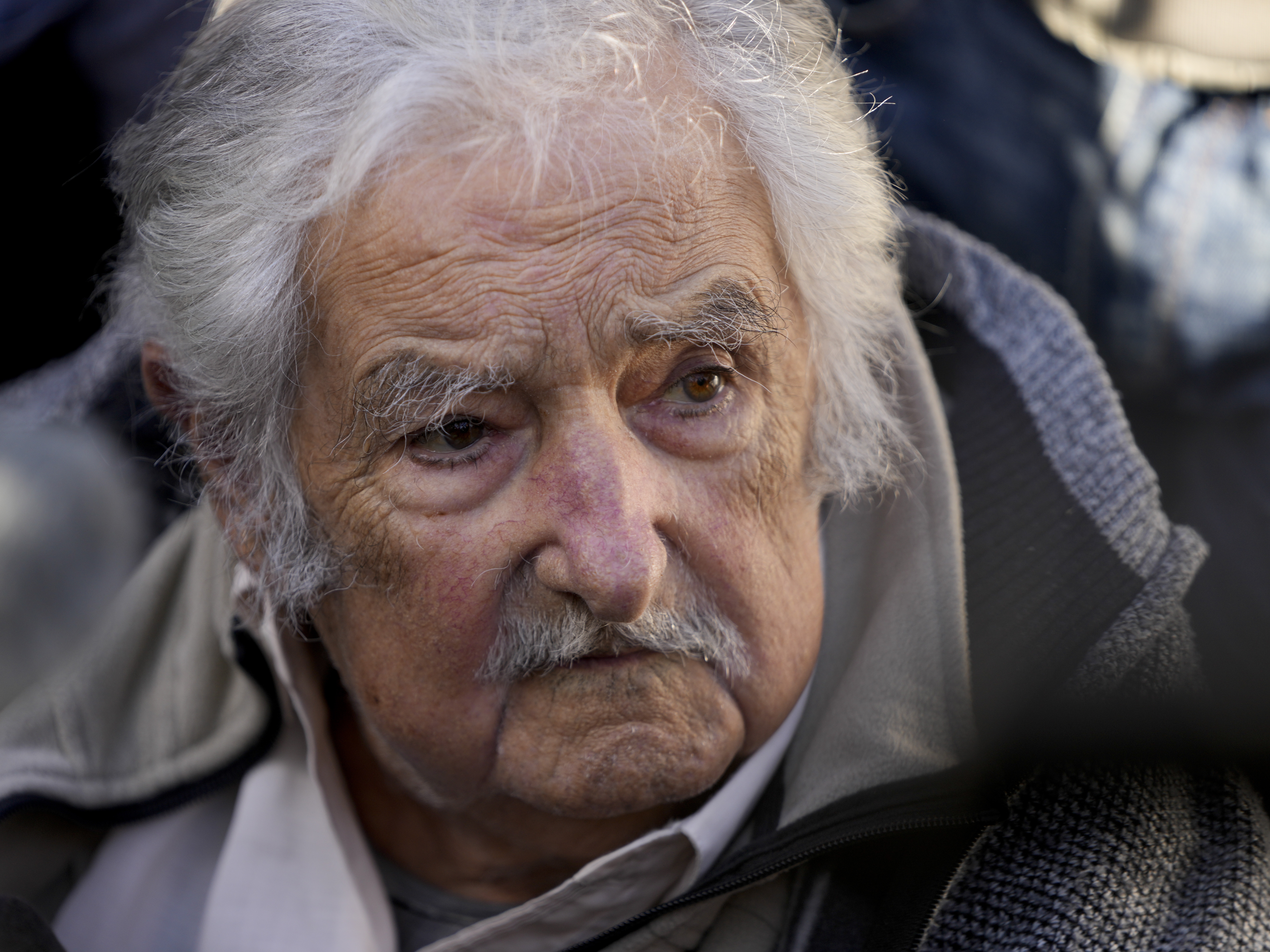 caption: Former Uruguayan President José "Pepe" Mujica on Oct. 27, 2024.