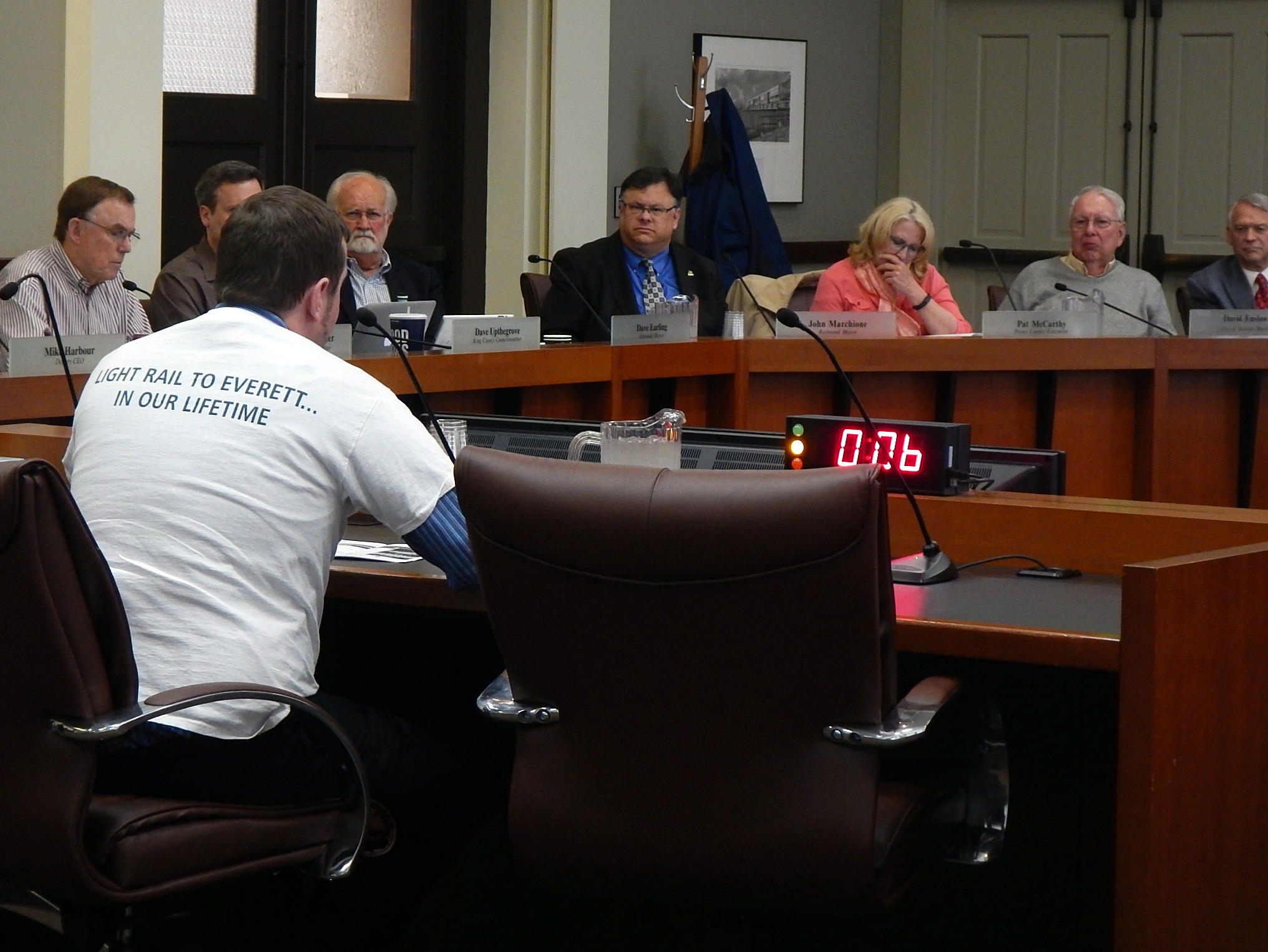 caption: Members of the public and agency experts have been urging Sound Transit to deliver better transit more quickly. 