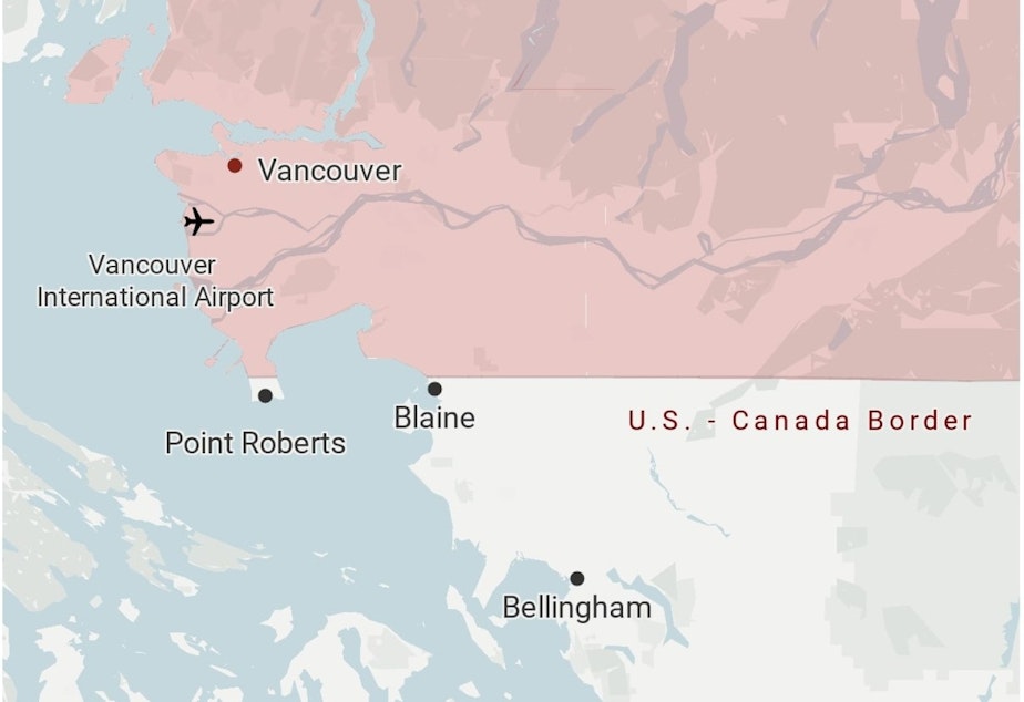 Point Roberts Map