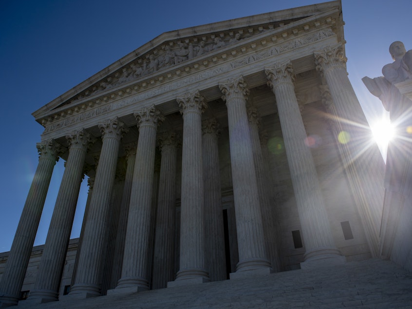 caption: Amid controversy and criticism from religious groups on the right and left about their decisions in recent death penalty cases, the U.S. Supreme Court's five-man majority is striking back.