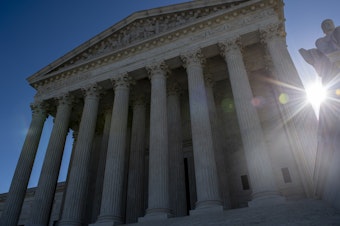 caption: Amid controversy and criticism from religious groups on the right and left about their decisions in recent death penalty cases, the U.S. Supreme Court's five-man majority is striking back.