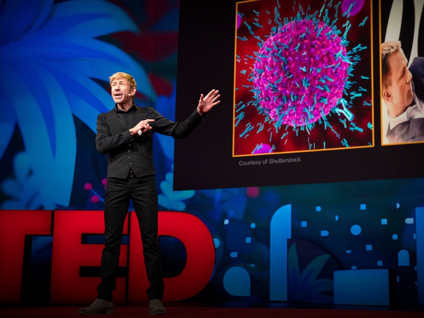 Matt Walker speaks at TED2019: Bigger Than Us. April 15 - 19, 2019, Vancouver, BC, Canada. Photo: Bret Hartman / TED