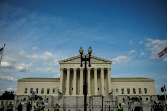 caption: The Supreme Court heard arguments Tuesday in a challenge to a deal to compensate victims of the opioid epidemic that shield the Sackler family from lawsuits.