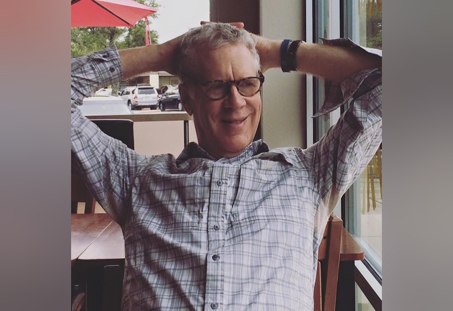 caption: Stuart McLean on the 'Vinyl Cafe' Facebook page.