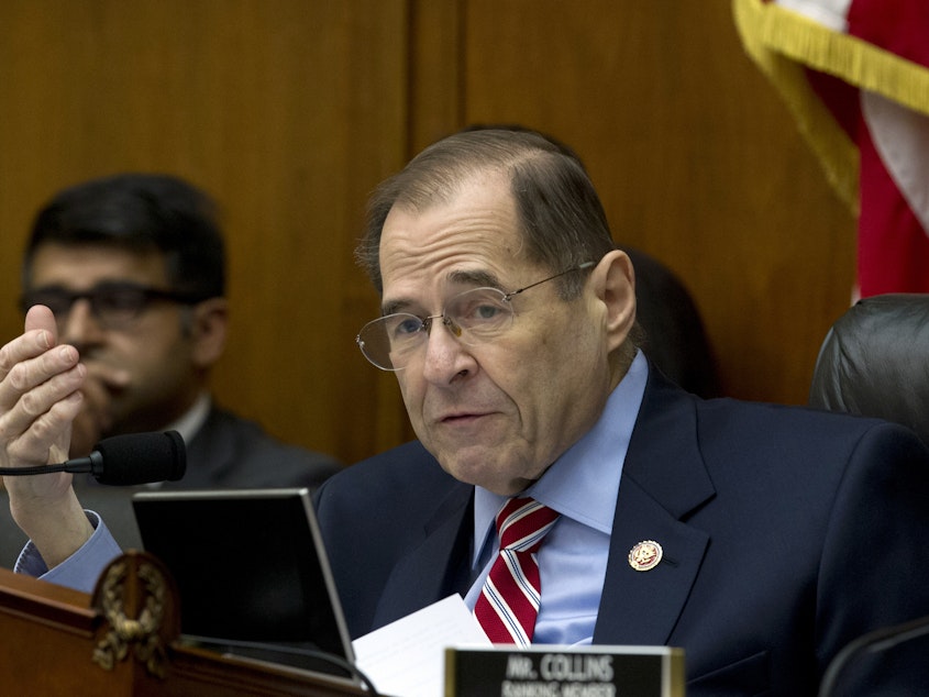 caption: House Judiciary Committee Chairman Rep. Jerry Nadler, D-N.Y., sent out 81 document requests to individuals, business entities and agencies related to President Trump for a far-reaching investigation.
