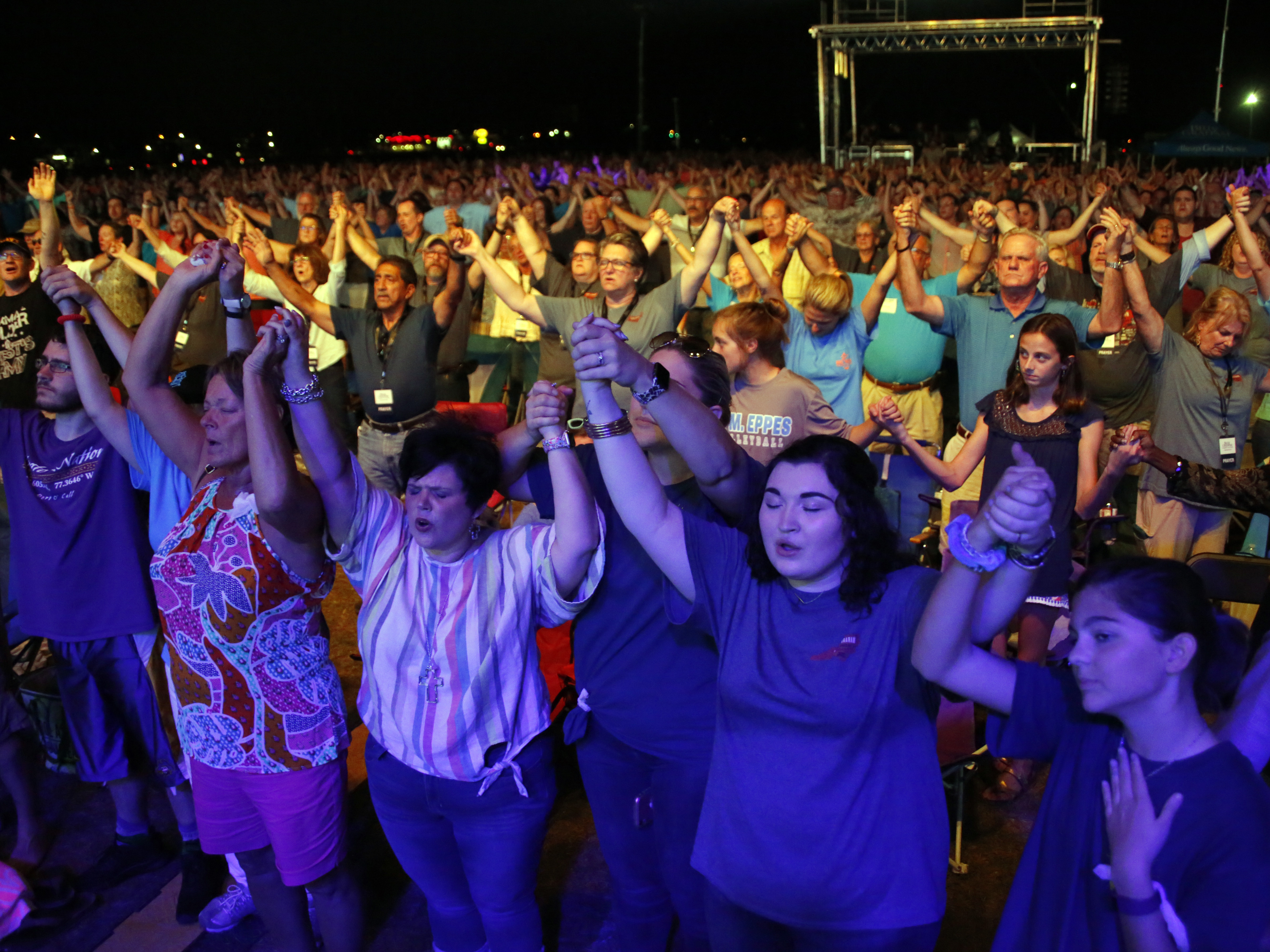 caption: Even as the number of white evangelicals has shrunk to just 14% of Americans, they remain prominent in the Republican Party.