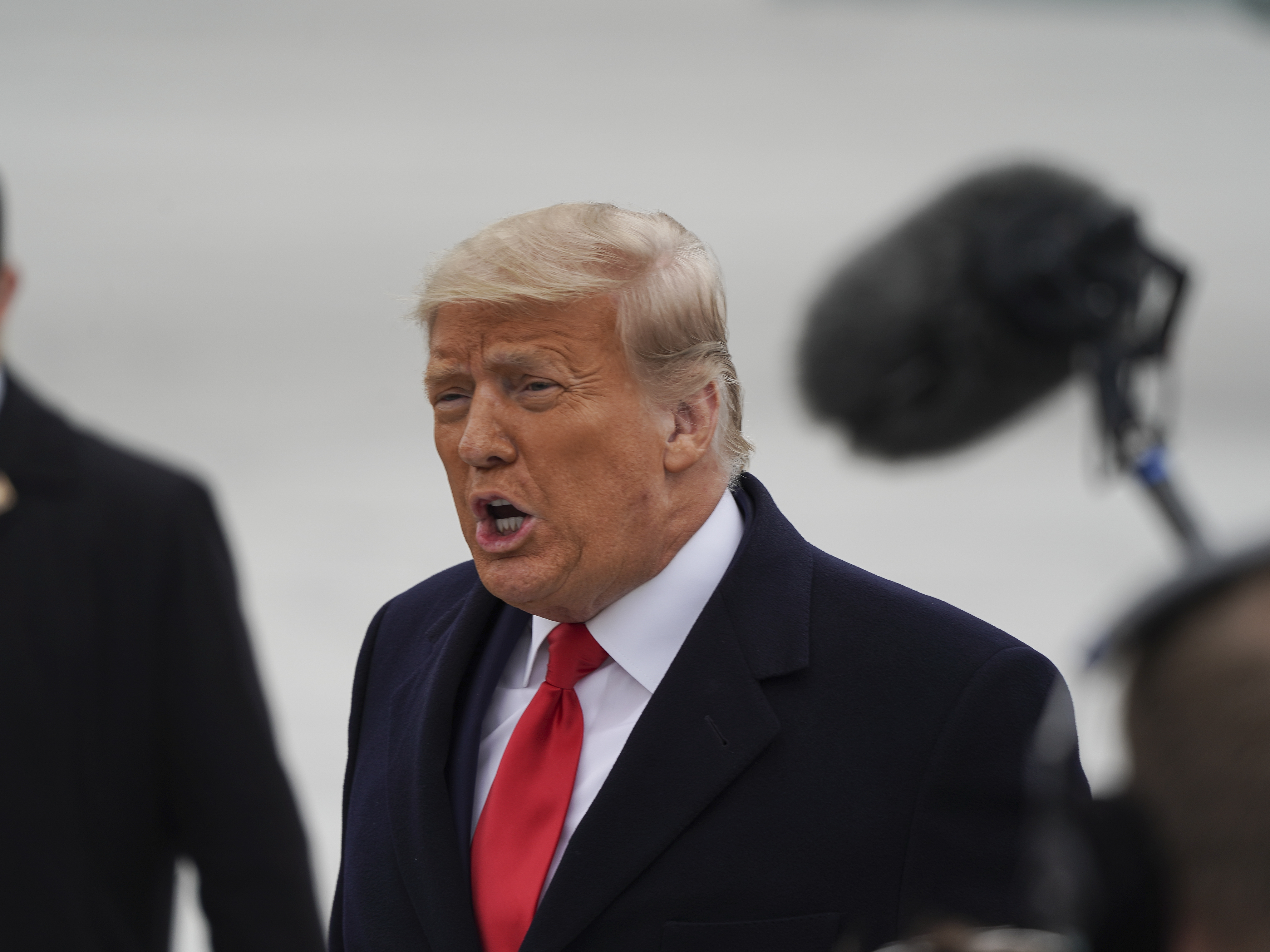 caption: An attorney for former President Donald Trump on Friday sought to justify the Republican's previous attempts to overturn Georgia's election results.