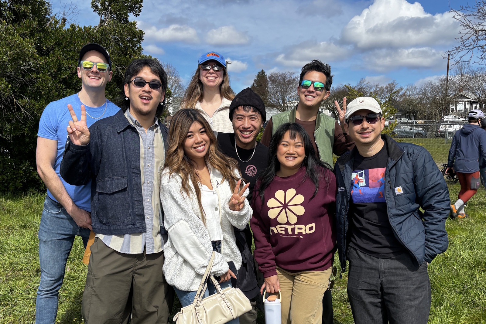 caption: Rita Tess and her friends took Jell-O shots before boarding… and again at every new station along the way