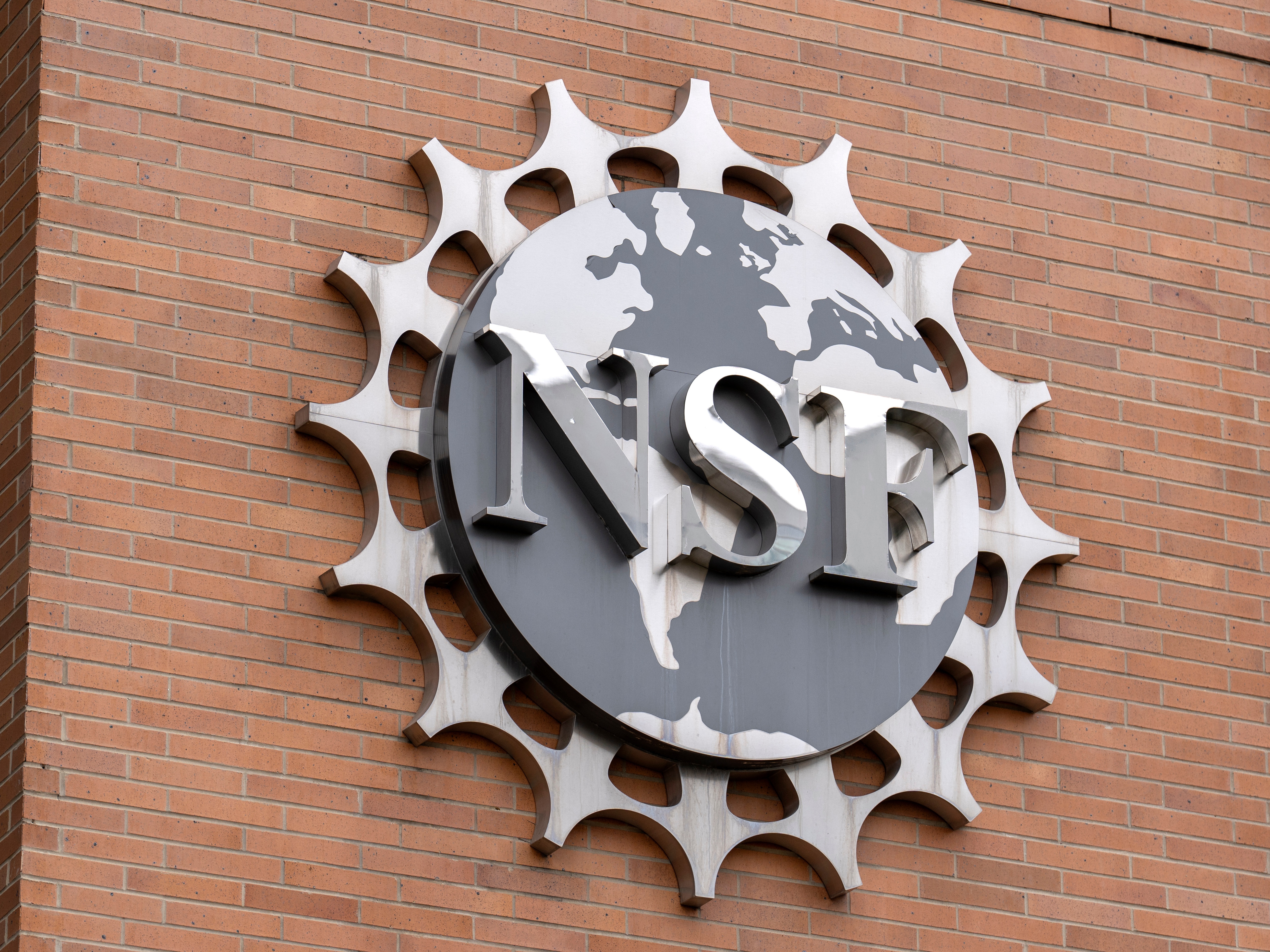 caption: The headquarters of the National Science Foundation in Alexandria, Va.